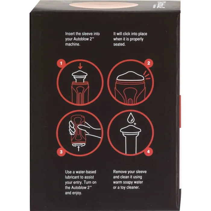 AUTOBLOW Male Sex Toys Autoblow 2 Plus XT Mouth Sleeve Size C Light