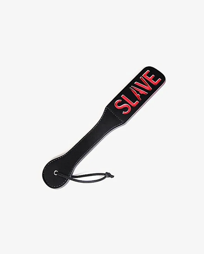 Black red faux leather fetish role play bondage spanking paddle slave design Adultskart Couples Black red faux leather fetish role play bondage spanking paddle slave design Adultskart Couples