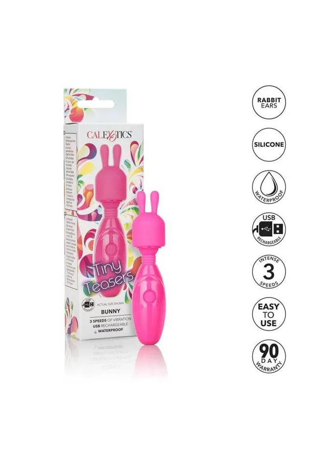 Cal Exotics Tiny Teasers Bunny Vibrator Pink Cal Exotics Vibrators