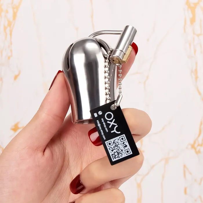 CH29 Luxury PA Chastity Cage Titanium PA Lock Oxyshop Male Sex Toys