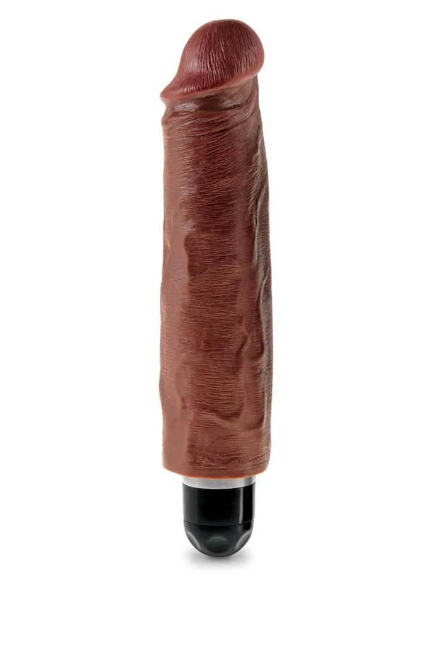 Dildos Pipedream Pipedream King Cock Vibrating Realistic Stiffy Dildo 7 inch