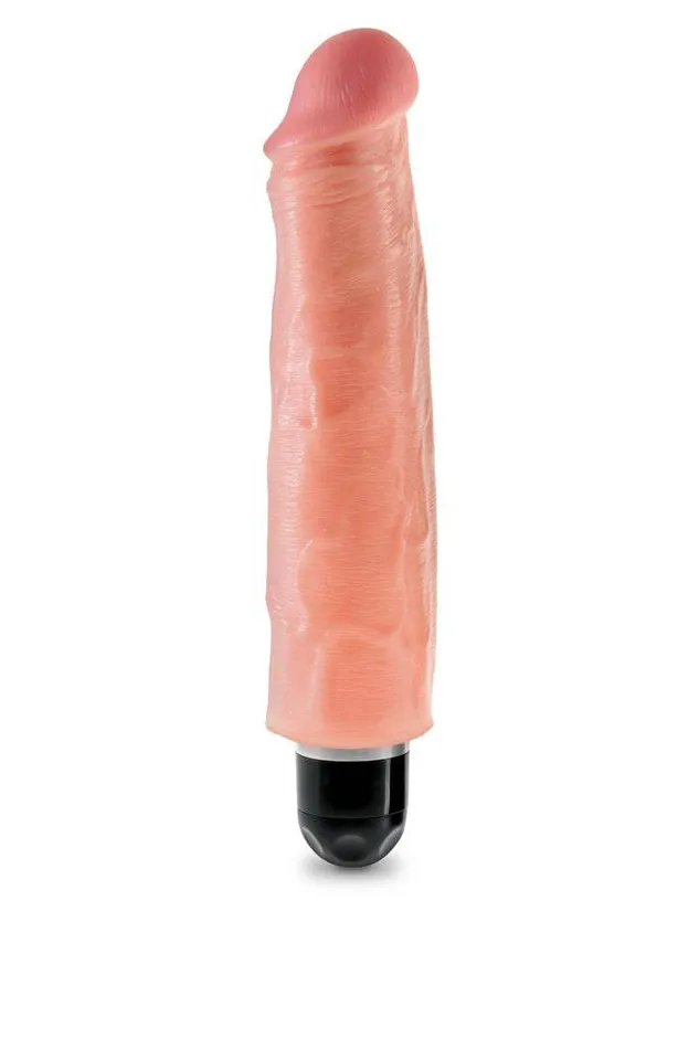 Dildos Pipedream Pipedream King Cock Vibrating Realistic Stiffy Dildo 7 inch