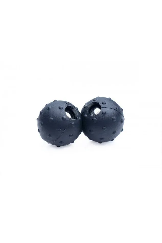 Dildos XR Brands XR Brands Master Series Dragons Orbs Nubbed Silicone Magnetic Balls Black Dildos XR Brands XR Brands Master Series Dragons Orbs Nubbed Silicone Magnetic Balls Black