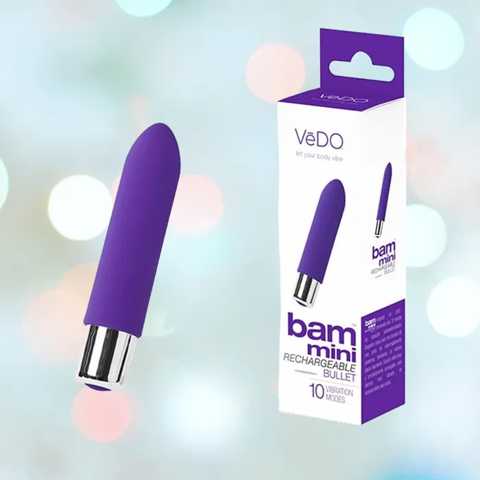 Female Sex Toys VeDO VeDO Bam Mini Rechargeable Bullet Vibrator Indigo