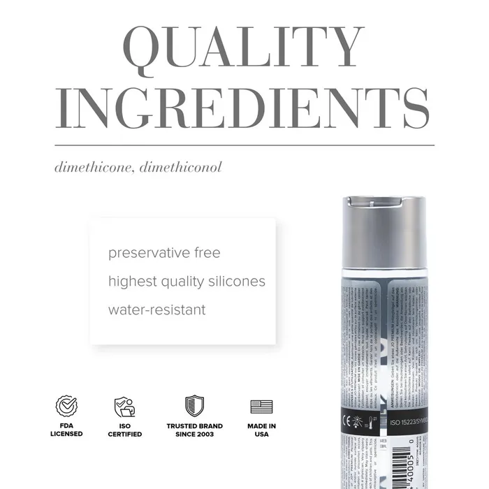 JO Sexual Health Wellbeing JO Premium Original Silicone Lubricant 120ml