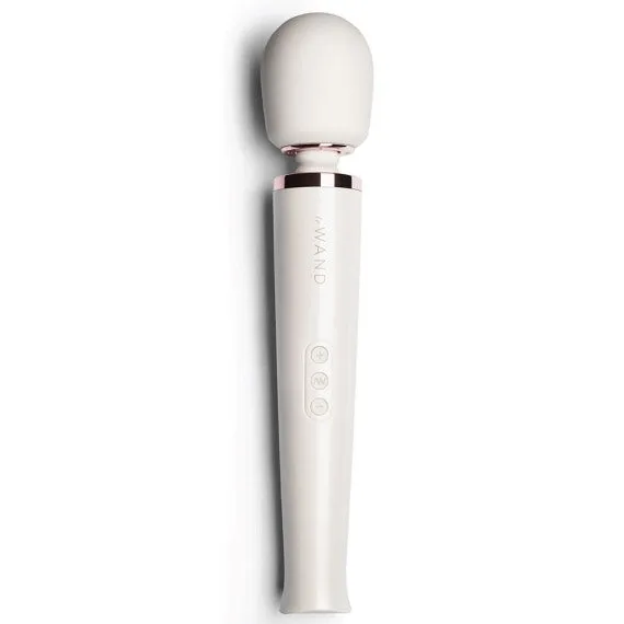 LE WAND Vibrators Le Wand Original Rechargeable Wand Massager Pearl White