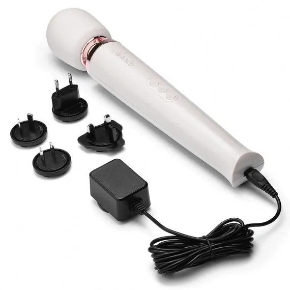 LE WAND Vibrators Le Wand Original Rechargeable Wand Massager Pearl White