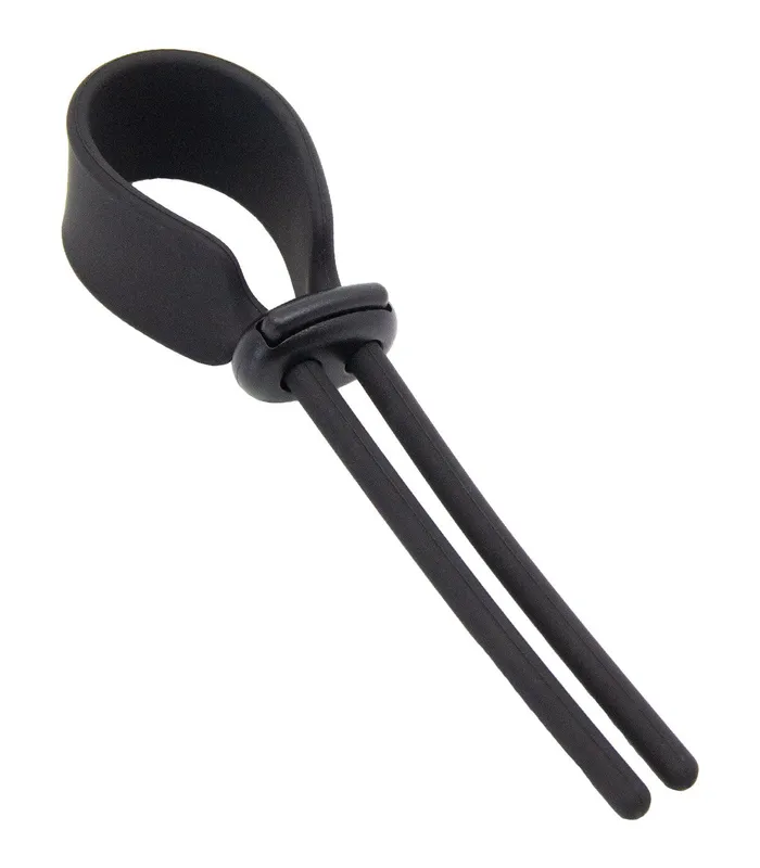 Love in Leather Adjustable Cock Ring Male Sex Toys