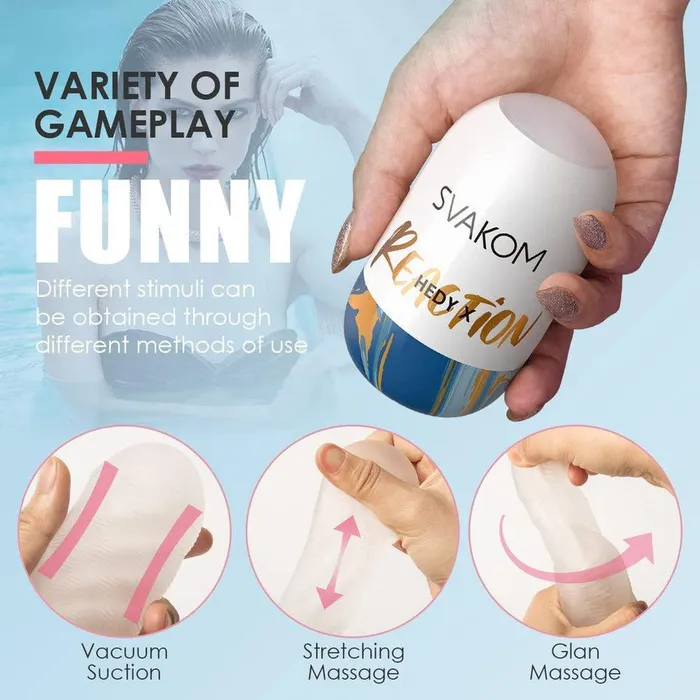 Male Sex Toys Svakom SVAKOM Hedy X Penis Strokers 5Pack