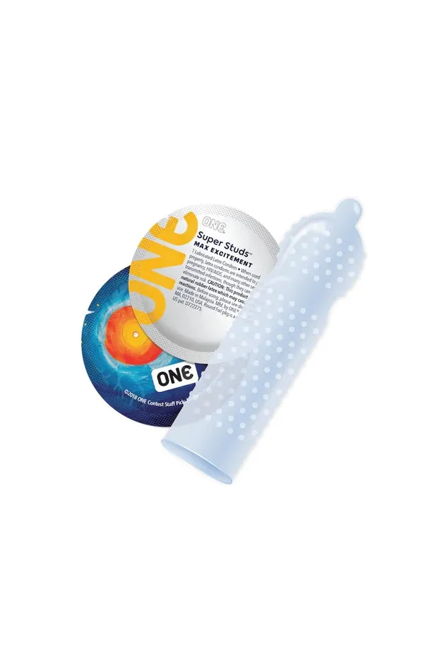 One Condoms Super Studs 12 pk Pamco Female Sex Toys