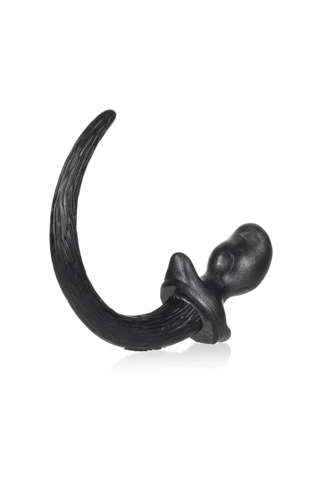 Oxballs Anal Oxballs Puppy Tail Butt Plug Bulldog Large Black