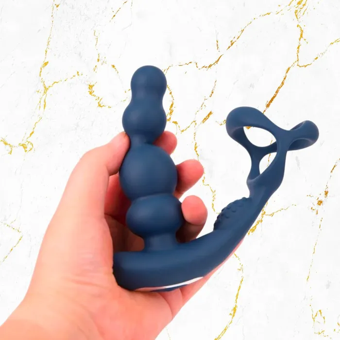 Oxyshop Vibrating Prostate Plug with Cock Ring Male Sex Toys