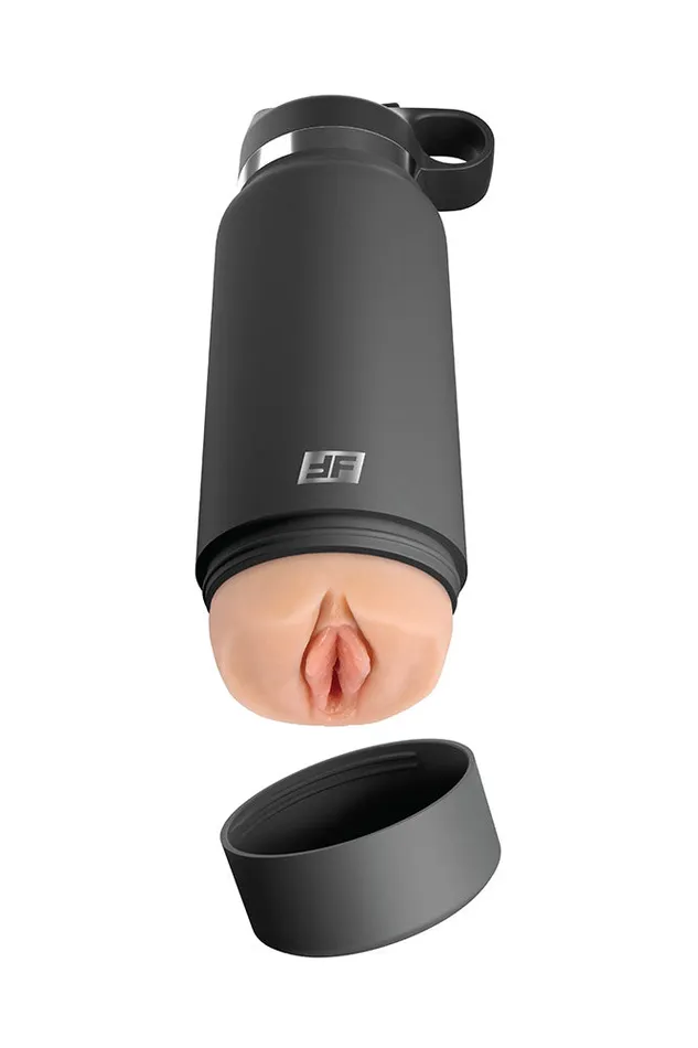 PDX Male Sex Toys PDX PDX Plus Fuck Flask Secret Delight Water Bottle Stroker BeigeBlack PDX Male Sex Toys PDX PDX Plus Fuck Flask Secret Delight Water Bottle Stroker BeigeBlack