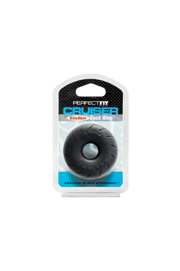 Perfect Fit Male Sex Toys Perfect Fit Silaskin Cruiser Cock Ring Assorted Colors