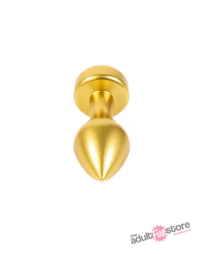 Pipedream Fetish Fantasy Gold Mini Luv Butt Plug Gold Pipedream Anal