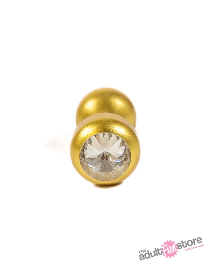 Pipedream Fetish Fantasy Gold Mini Luv Butt Plug Gold Pipedream Anal