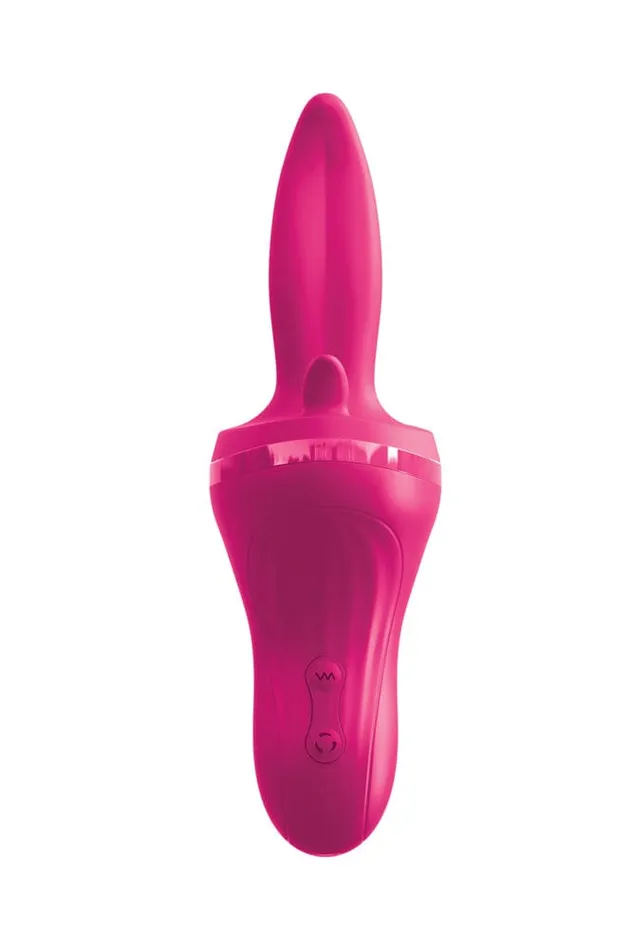 Pipedream Vibrators Pipedream 3Some Holey Trinity Triple Tongue Vibrator Pink