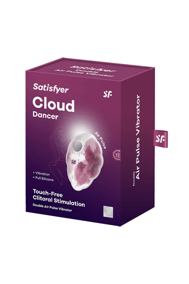 Satisfyer Satisfyer Cloud Dancer Air Pulse Vibrator WhitePink Vibrators