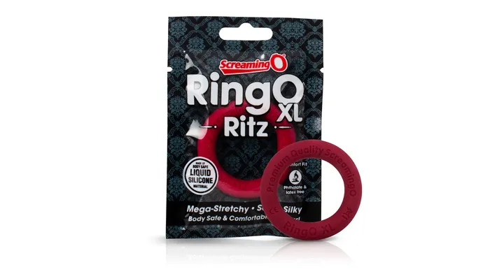 Screaming O Male Sex Toys Ring O Ritz XL Red