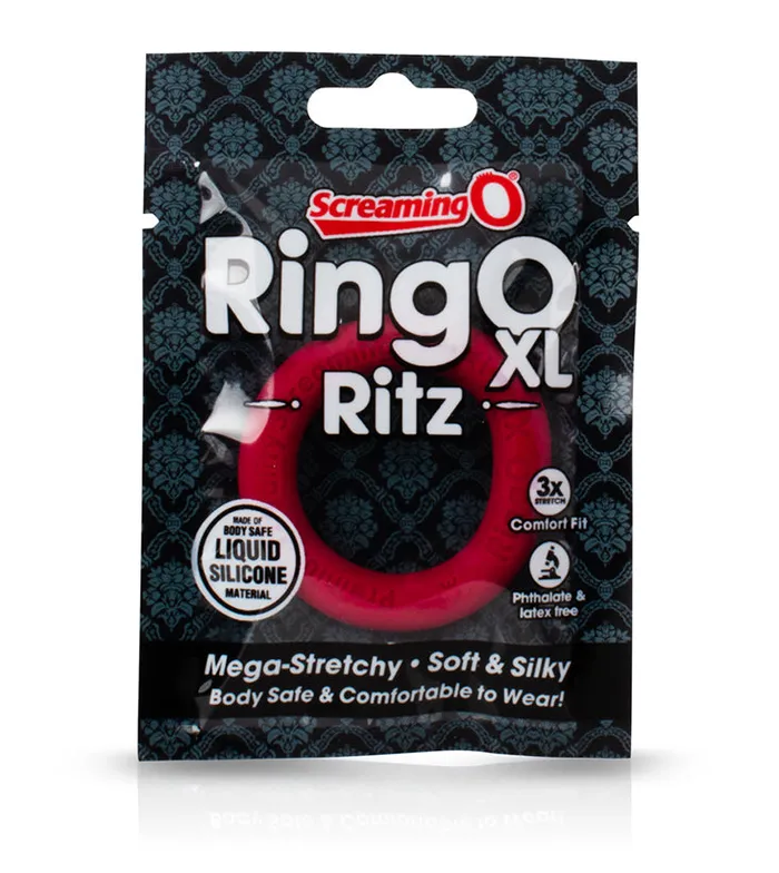 Screaming O Male Sex Toys Ring O Ritz XL Red