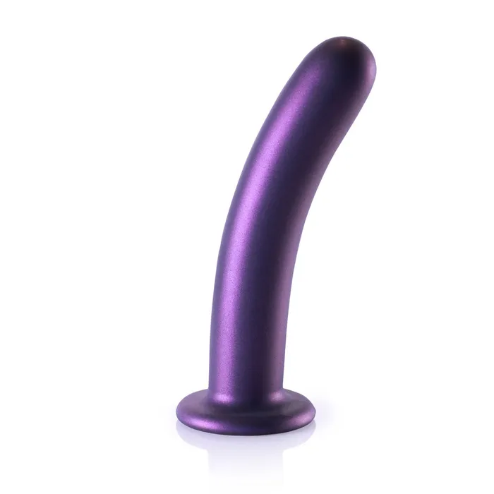 Shots Ouch Liquid Silicone GSpot 7 Inch Dildo Metallic Purple Shots Toys Dildos Shots Ouch Liquid Silicone GSpot 7 Inch Dildo Metallic Purple Shots Toys Dildos