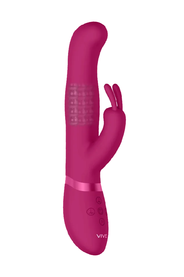 Shots Toys Vibrators Shots Toys VIVE Izara Rotating Beading Rabbit Vibrator Pink Shots Toys Vibrators Shots Toys VIVE Izara Rotating Beading Rabbit Vibrator Pink