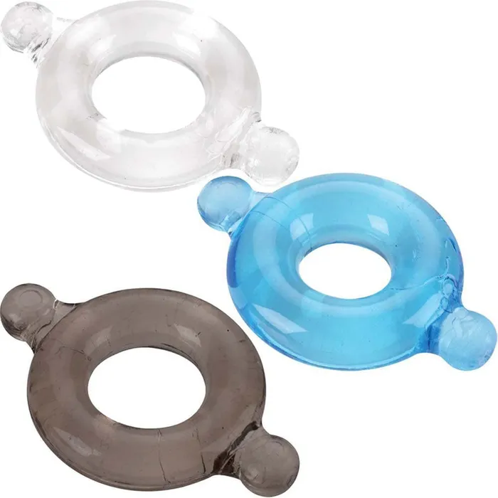SPARTACUS Male Sex Toys Spartacus Elastomer Cock Ring 3 Pack Small