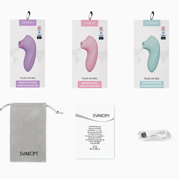 Svakom Vibrators Svakom Pulse Lite Neo Pale Rosette