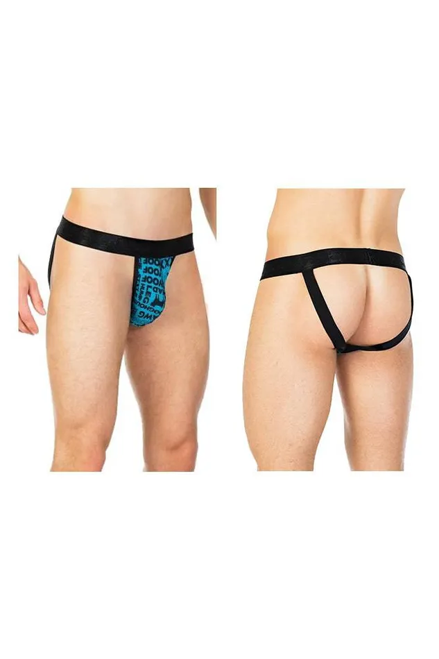 Vibrators Coquette Z5209 Mad Dog Jock Strap Blue Coquette