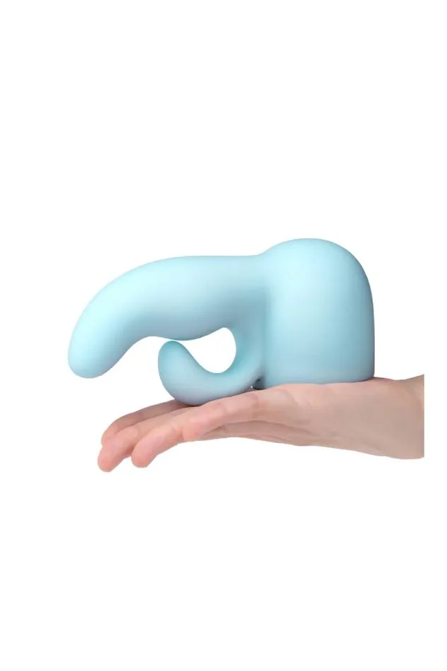 Vibrators Le Wand Le Wand Dual Weighted Silicone Wand Attachment Blue