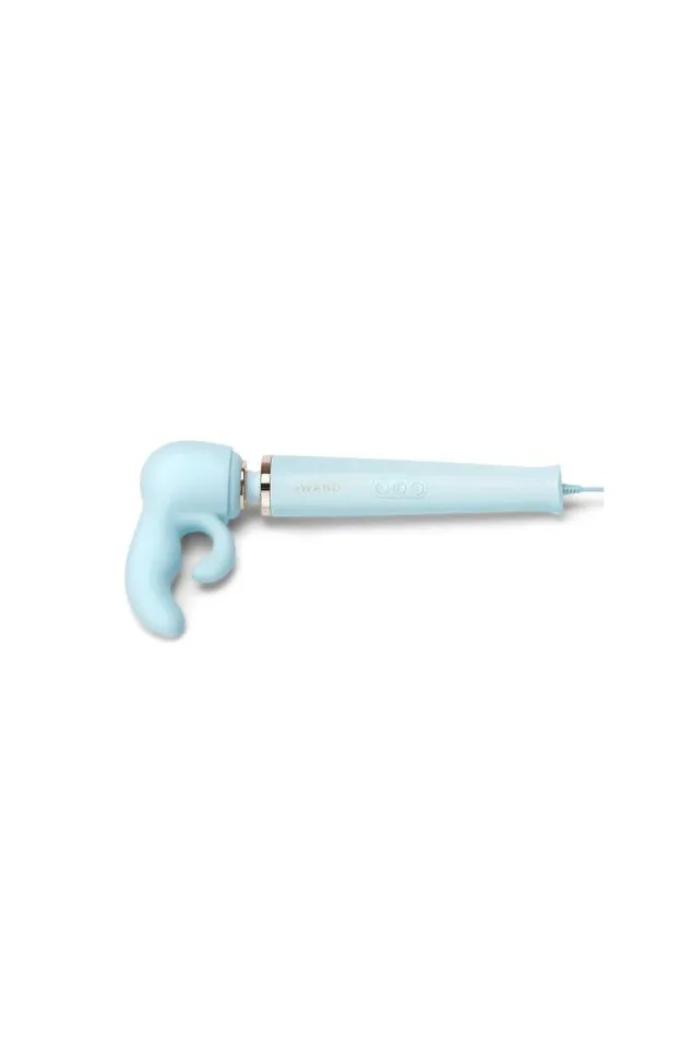 Vibrators Le Wand Le Wand Dual Weighted Silicone Wand Attachment Blue
