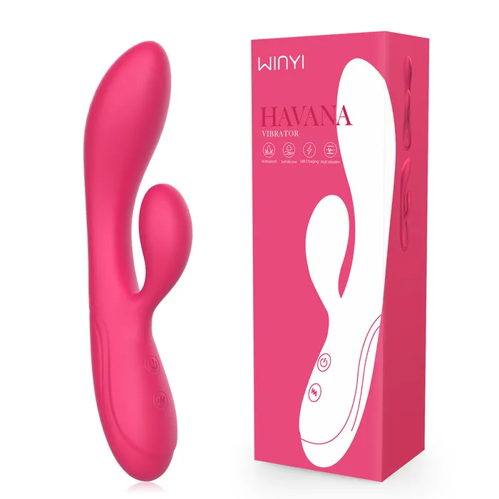 Vibrators Winyi Winyi Havana Rabbit Vibrator Pink