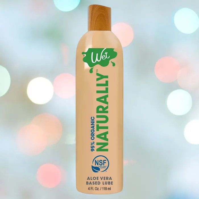 Wet Wet Naturally 95 Organic Aloe Based Lubricant Lubricants
