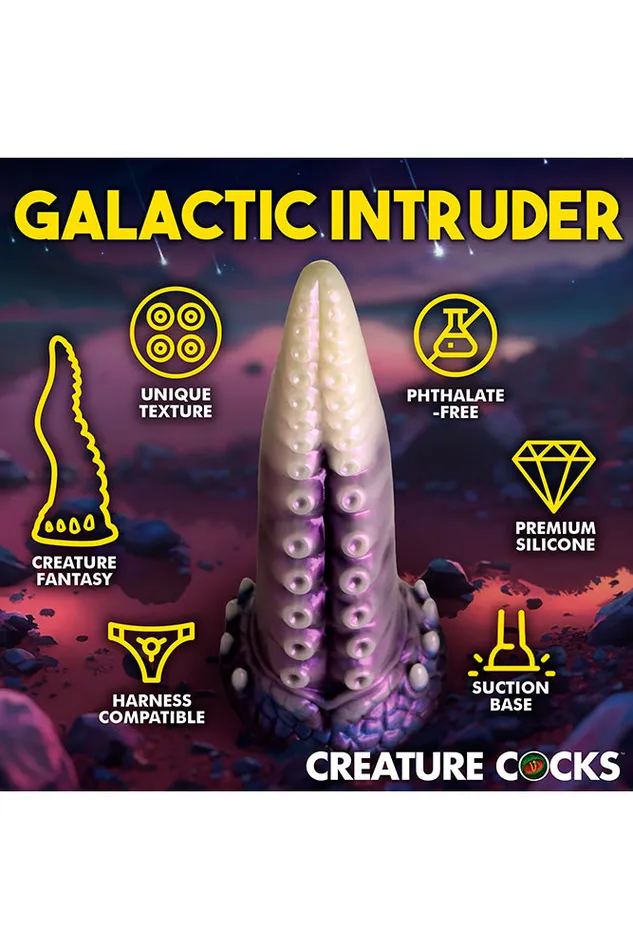 XR Brands Dildos XR Brands Creature Cocks Astropus Tentacle Silicone Dildo Multicolour