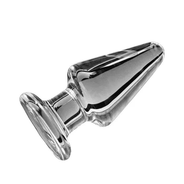 3 Sizes Large Transparent Glass Butt Plug For Men Lovegasm Anal