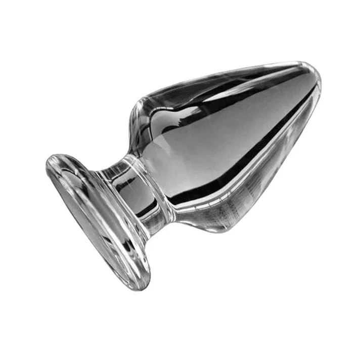 3 Sizes Large Transparent Glass Butt Plug For Men Lovegasm Anal
