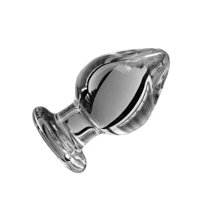 3 Sizes Large Transparent Glass Butt Plug For Men Lovegasm Anal