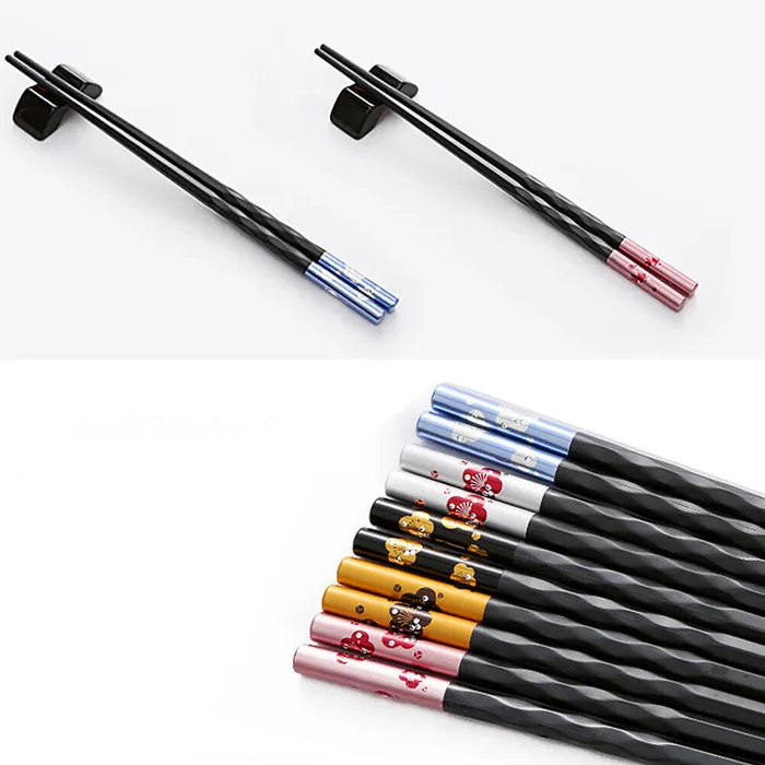 AMY CO New Family Use Chopsticks Stainless Steel Chopsticks Alloy Chopsticks 5 pairs H082 Dildos