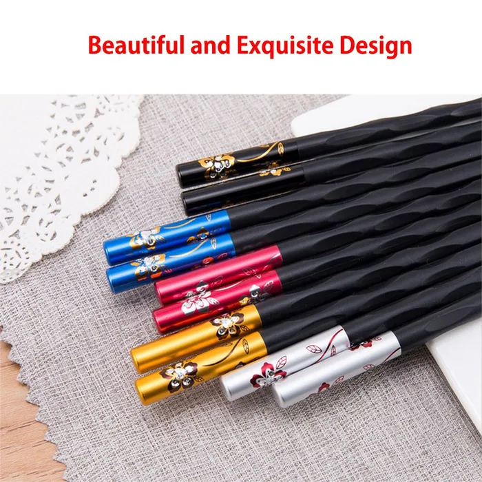 AMY CO New Family Use Chopsticks Stainless Steel Chopsticks Alloy Chopsticks 5 pairs H082 Dildos