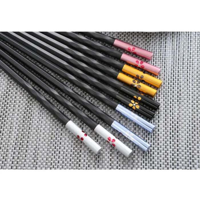 AMY CO New Family Use Chopsticks Stainless Steel Chopsticks Alloy Chopsticks 5 pairs H082 Dildos
