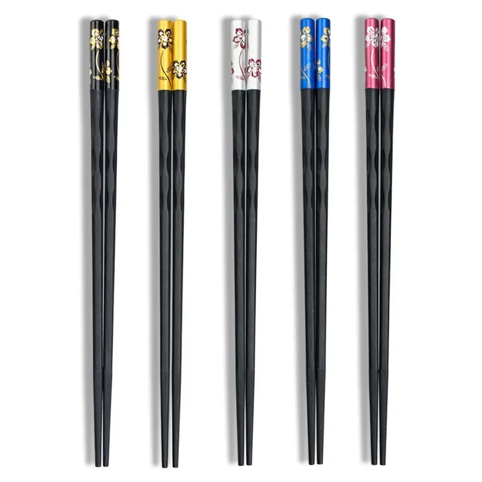 AMY CO New Family Use Chopsticks Stainless Steel Chopsticks Alloy Chopsticks 5 pairs H082 Dildos