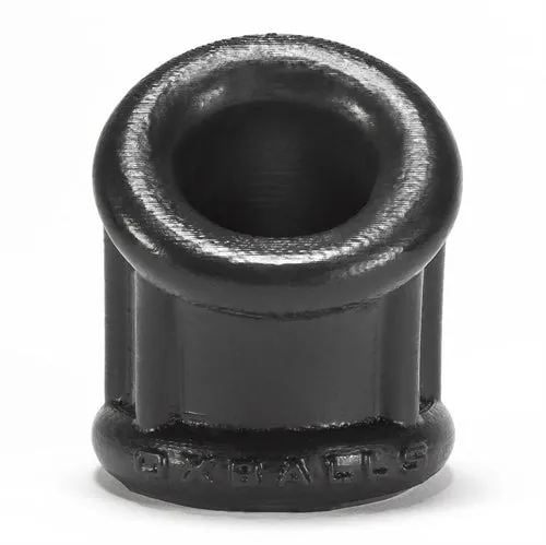 Bent 1 Ball Stretcher Curved Silicone Small Black Oxballs Anal