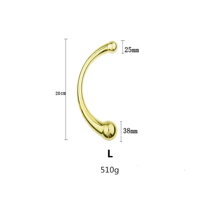 Double Ended Stainless Steel G Spot Wand Prostate Massage Stick Penis P Spot Stimulator Anal Dildo Plug Sex Toys for Men Women LAZADASEXTOYS Male Sex Toys
