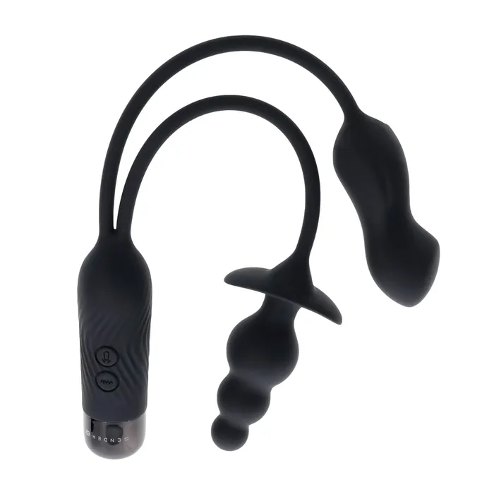 Double My Pleasure Black Evolved Gender X Vibrators