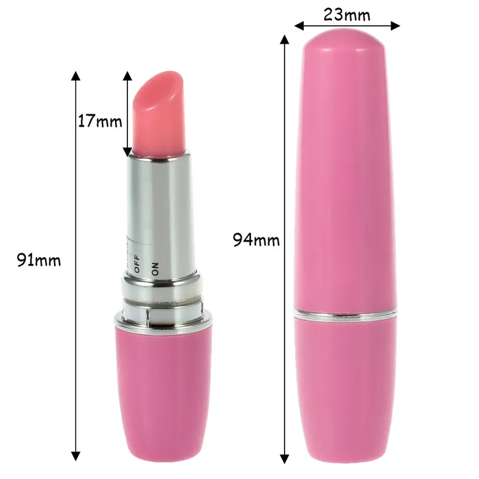 LAZADASEXTOYS Female Sex Toys Lipsticks Vibrator Mini Bullet Vibrator Gspot Massager Clitoris Stimulator Magic Wand Sex Toys for Woman Masturbation