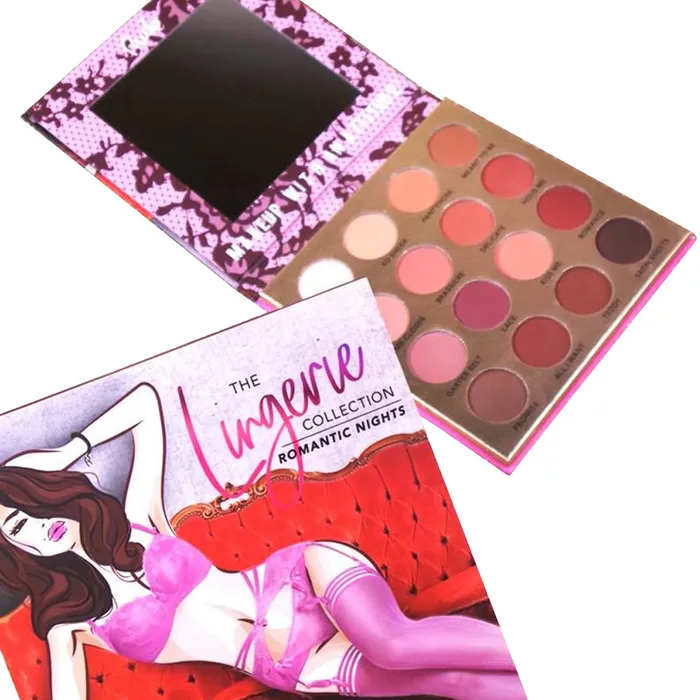 Lingerie RUDE 16 Colors Lingerie Bright Matte Eyeshadow Eye shadow Palette KBEAUTY MZ080 Vibrators