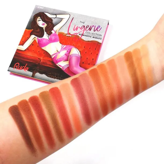 Lingerie RUDE 16 Colors Lingerie Bright Matte Eyeshadow Eye shadow Palette KBEAUTY MZ080 Vibrators