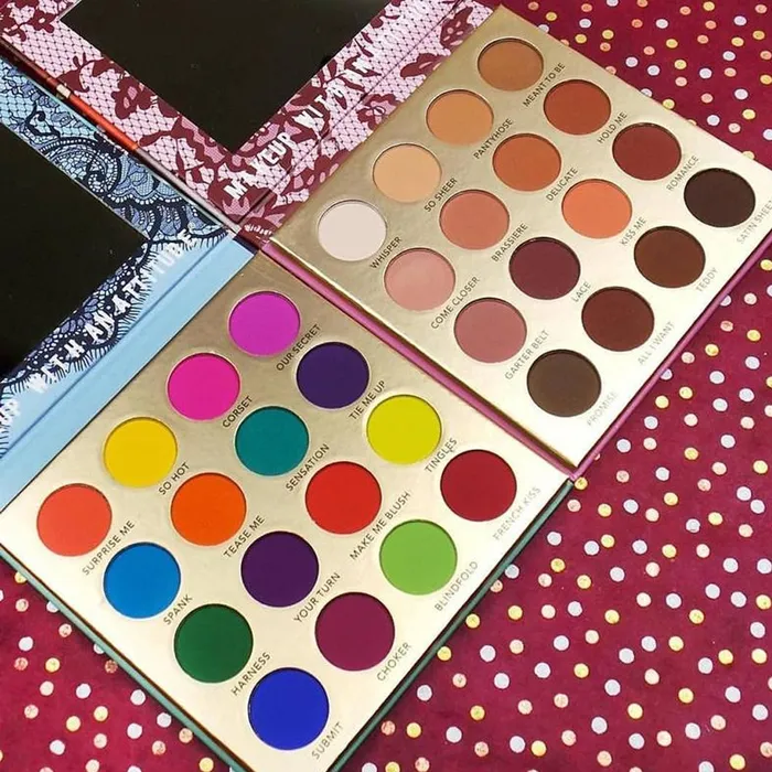 Lingerie RUDE 16 Colors Lingerie Bright Matte Eyeshadow Eye shadow Palette KBEAUTY MZ080 Vibrators