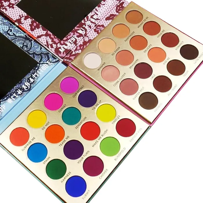 Lingerie RUDE 16 Colors Lingerie Bright Matte Eyeshadow Eye shadow Palette KBEAUTY MZ080 Vibrators