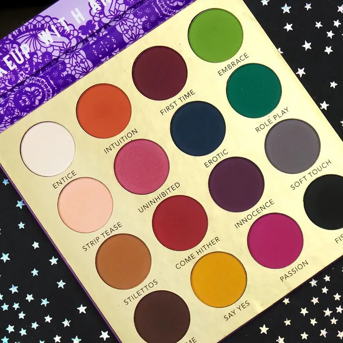 Lingerie RUDE 16 Colors Lingerie Bright Matte Eyeshadow Eye shadow Palette KBEAUTY MZ080 Vibrators